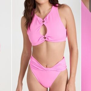 Agua Bendita Vibrant Pink Bikini Set